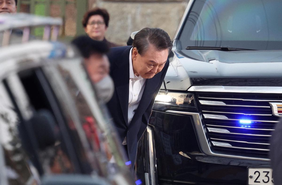 FOTO: Presiden Korsel Yoon Suk Yeol Dibebaskan Usai 52 Hari Ditahan