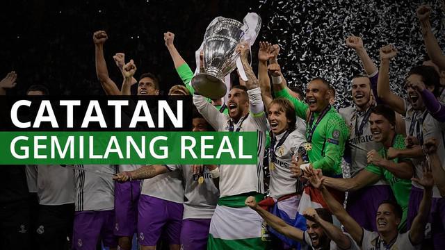 Berita Motion Grafis Catatan Real Madrid di Liga Champions Musim 2017-2018