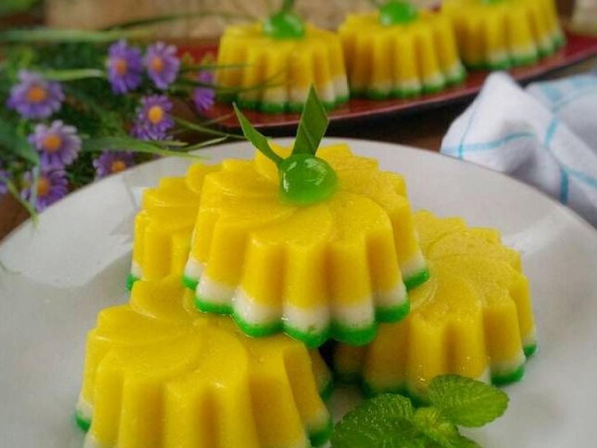 Resep Kue Talam Jagung Pandan