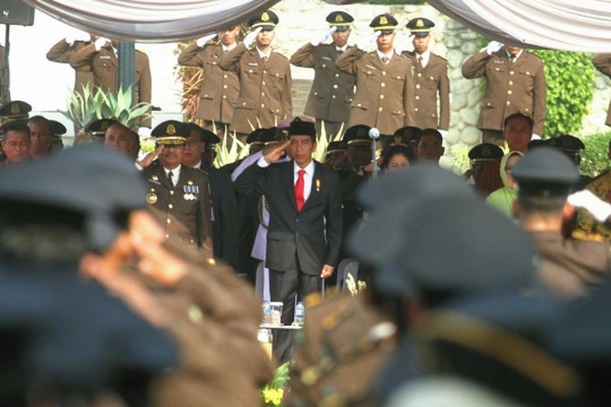Jokowi hadiri HUT Bhakti Adhyaksa di Kejagung