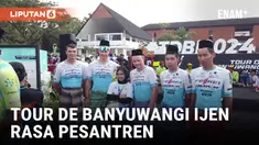 Mirip Warlok, Pembalap Tour de Banyuwangi Ijen Pakai Sarung dan Peci
