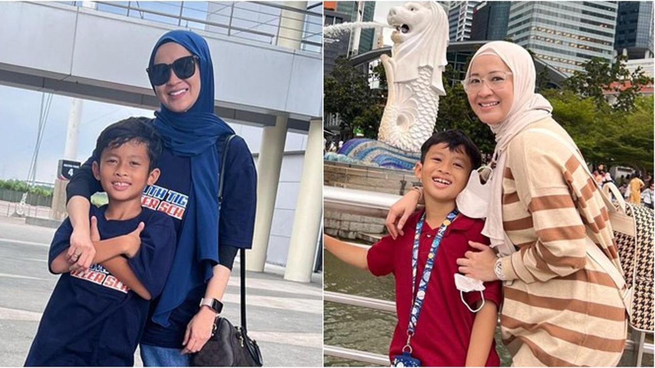 7 Potret Kompak Okie Agustina dan Miro Materazzi, Putra Tunggalnya dengan Gunawan Dwi Cahyo