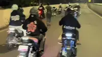 Penjelasan Polisi soal Video Viral Pemotor Buka Portal Jalang Layang Non Tol Casablanca