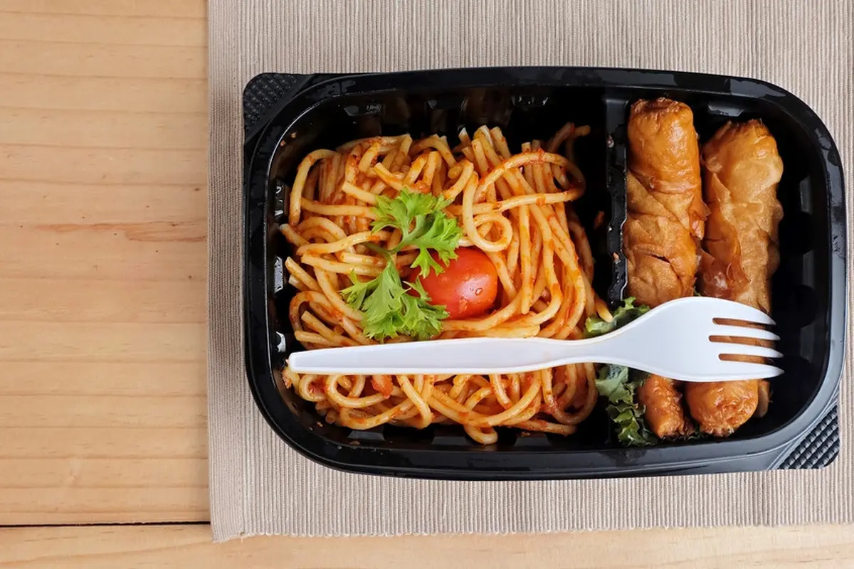 bento pasta spaghetti