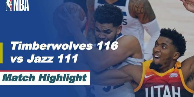 VIDEO: Highlights NBA, Utah Jazz Telan Kekalahan dari Minnesota Timberwolves 111-116