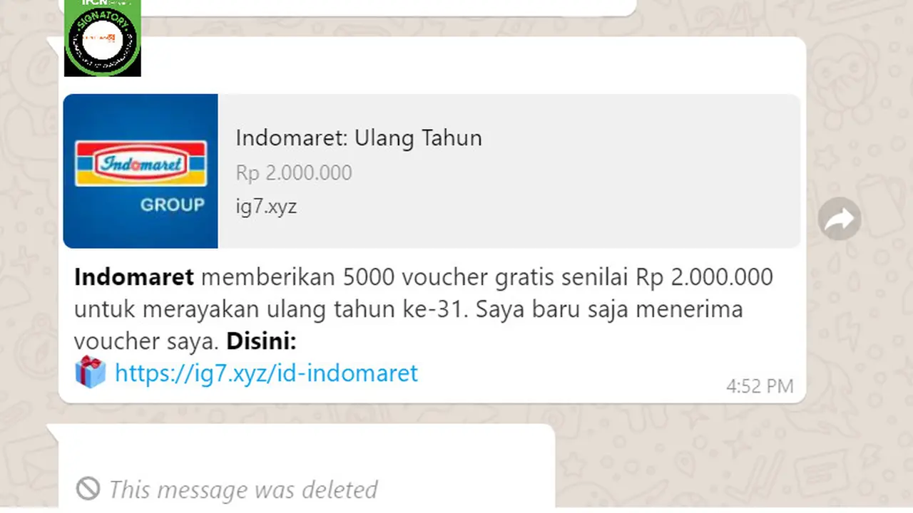 Penelusuran Klaim Indomaret Bagikan 5 ribu Voucher Gratis Senilai Rp 2 Juta