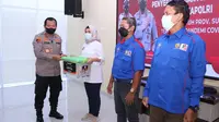 Ribuan paket sembako dari Kapolri Jenderal Listyo Sigit Prabowo kepada buruh yang terdampak pandemi Covid-19 kembali disalurkan