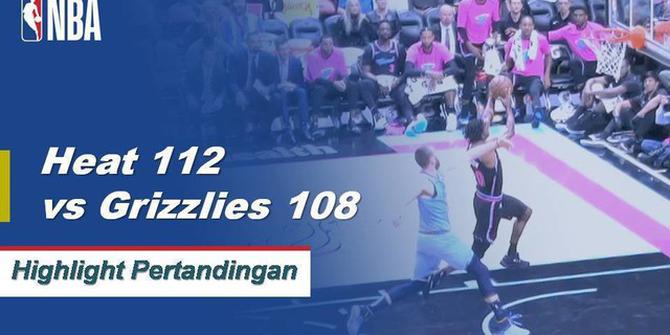 Cuplikan Hasil Pertandingan NBA : Heat 112 vs Grizzlies 108