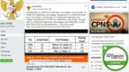 Di media sosial, terutama Facebook, beredar sejumlah bocoran soal ujian CPNS.