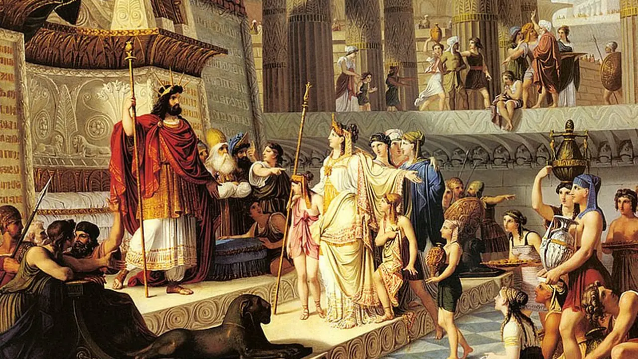 Lukisan yang menggambarkan Ratu Sheba karya Giovanni De Min 1789–1859 (Wikipedia/Public Domain)