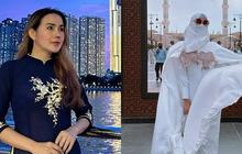 FOTO: Gaya Transgender Isa Zega Tampil Berhijab dan Bercadar saat Umrah Berujung Dilaporkan ke Polisi