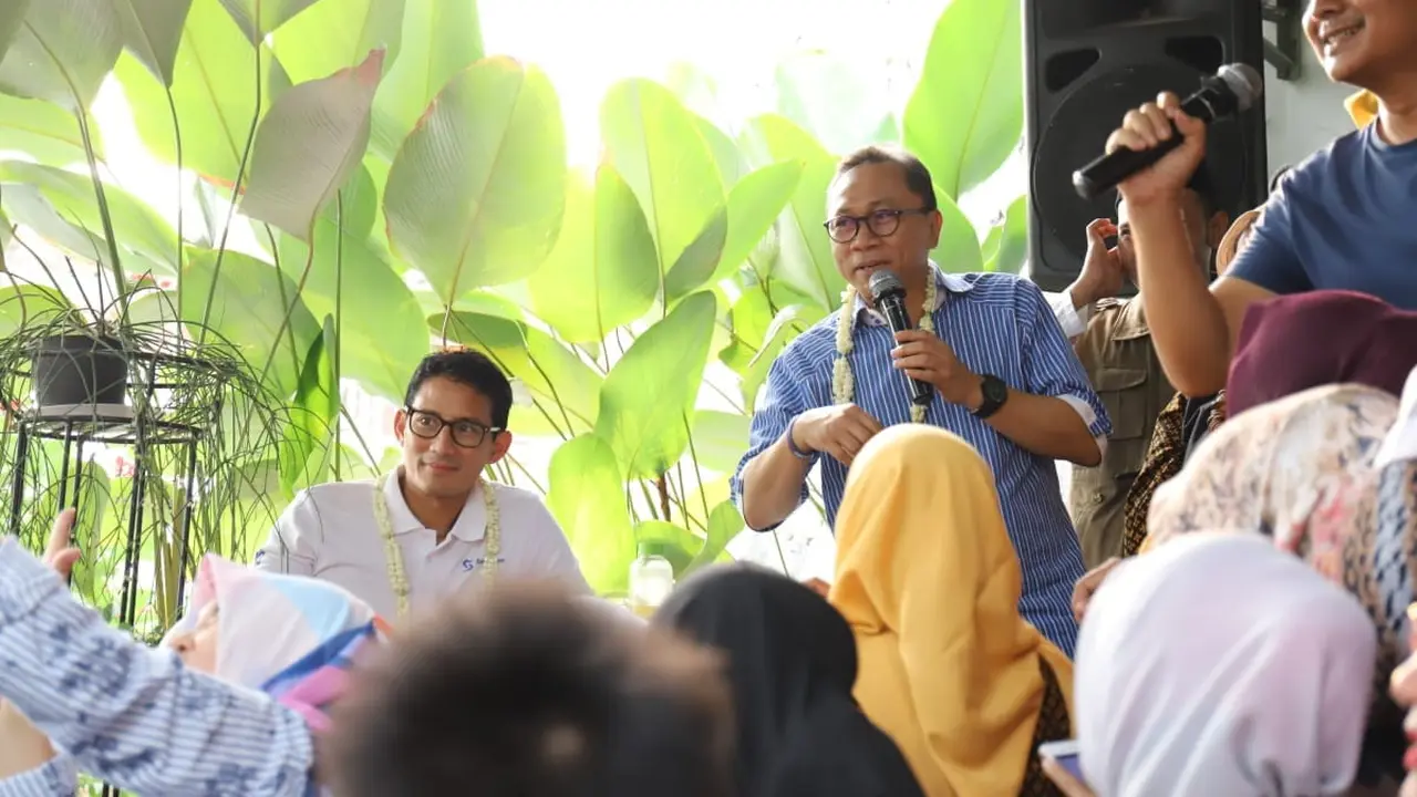 Ketua Umum PAN Zulkifli Hasan saat berkampanye di Kabupaten Cianjur, Jawa Barat (Istimewa)