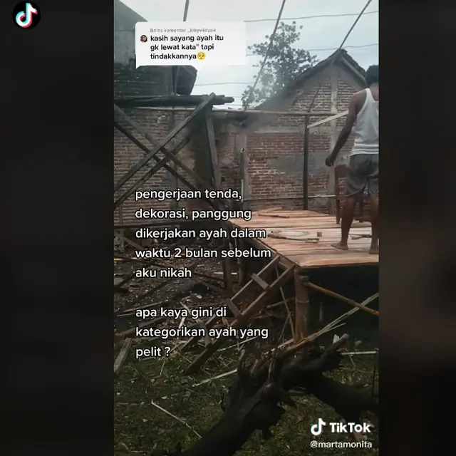 Cerita Menyentuh Ayah Buat Pelaminan untuk Putrinya Selama 2 Bulan