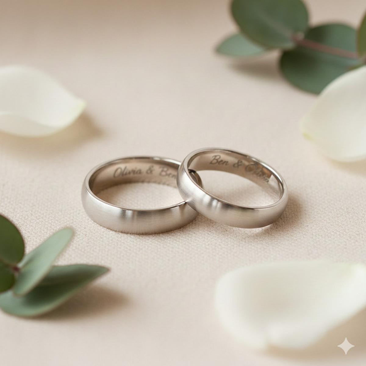 Model cincin nikah ukir nama