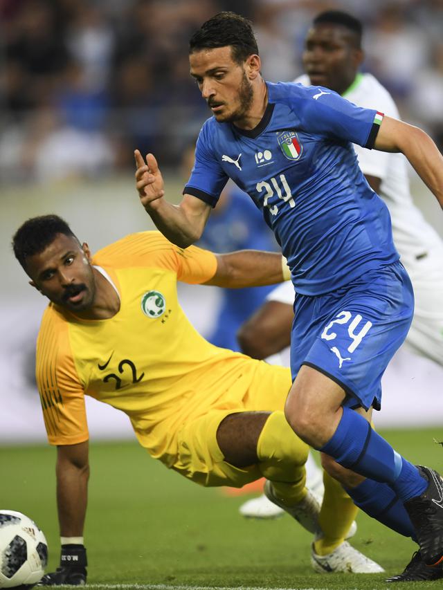 Italia, Arab Saudi, Laga Uji Coba