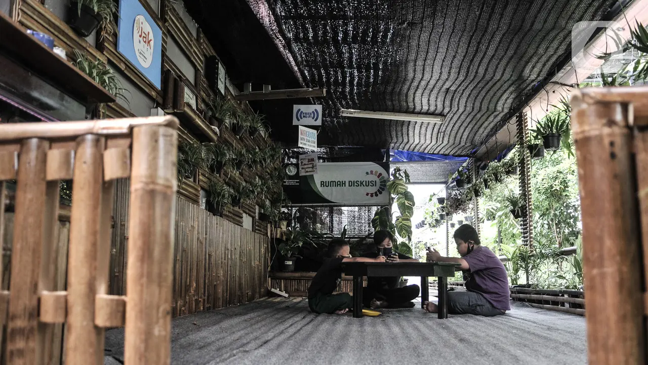 FOTO: Target Internet Gratis JakWiFi Selama Pandemi