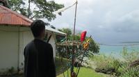 Kapopanga, merupakan ritual nelayan Muna di Pasikolaga sebelum menangkap ikan pada musim barat dan timur.(Liputan6.com/dok PAAP Muna)