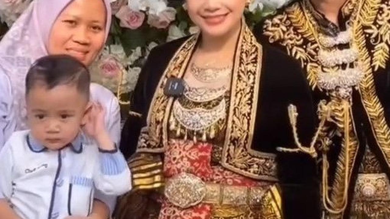 Rayyanza Hadiri Pernikahan Ortunya