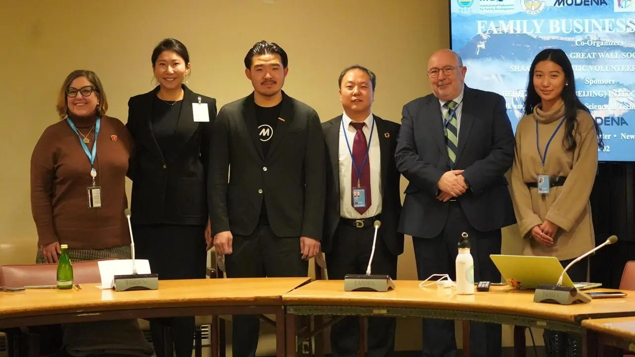 MODENA sampaikan pidato bisnis berkelanjutan di Forum PBB. (Liputan6.com / ist)