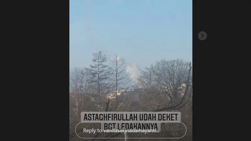 Pemandangan di Kyiv selama invasi Rusia. Dok: Instagram @vandasakinadamayanti