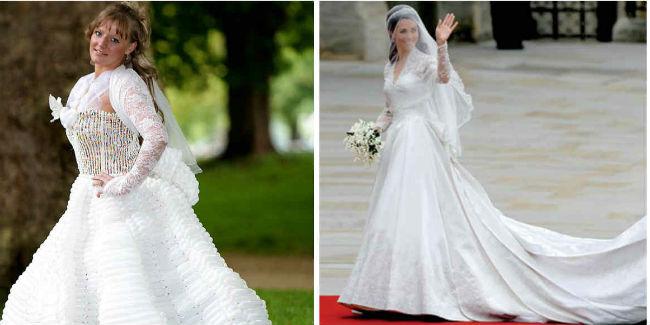 Vicky Levett dan Kate Middleton/Brides.com