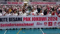 Relawan se-Provinsi Riau Gaungkan Joom Kite Besame Pak Jokowi 2024 (Istimewa)