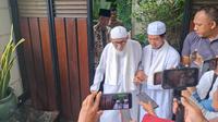 Pengasuh Pondok Pesantren Al Mukmin Ngruki Abu Bakar Ba'asyir datangi rumah Jokowi