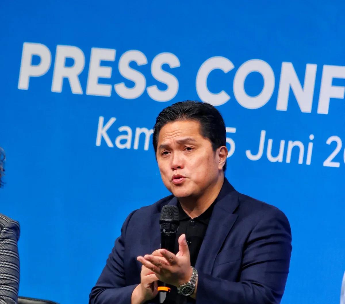 "Saya yakini ini kan project (proyek) lama ya, maksudnya bukan zaman saya," kata Erick kepada awak media di Jakarta Theater, Jakarta Pusat, Jumat (13/10).