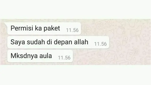 6 Chat Kurir Paket Salah Ketik ke Penerima Barang Ini Bikin Senyum-Senyum