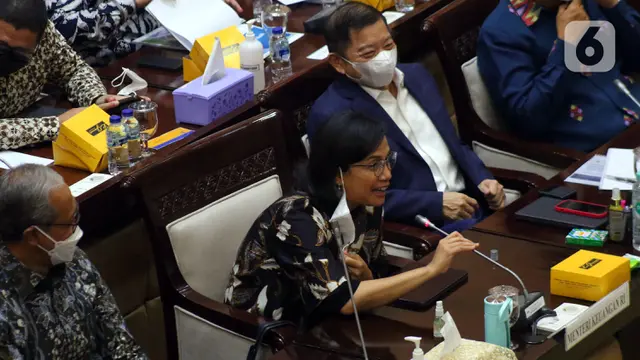 FOTO: Menkeu dan Kepala Bappenas Rapat Kerja dengan DPR Terkait RAPBN TA 2023