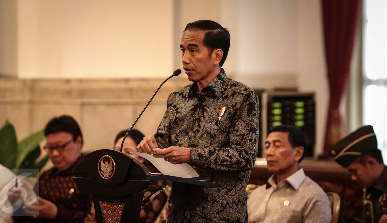 Presiden Joko Widodo. (Liputan6.com/Faizal Fanani)