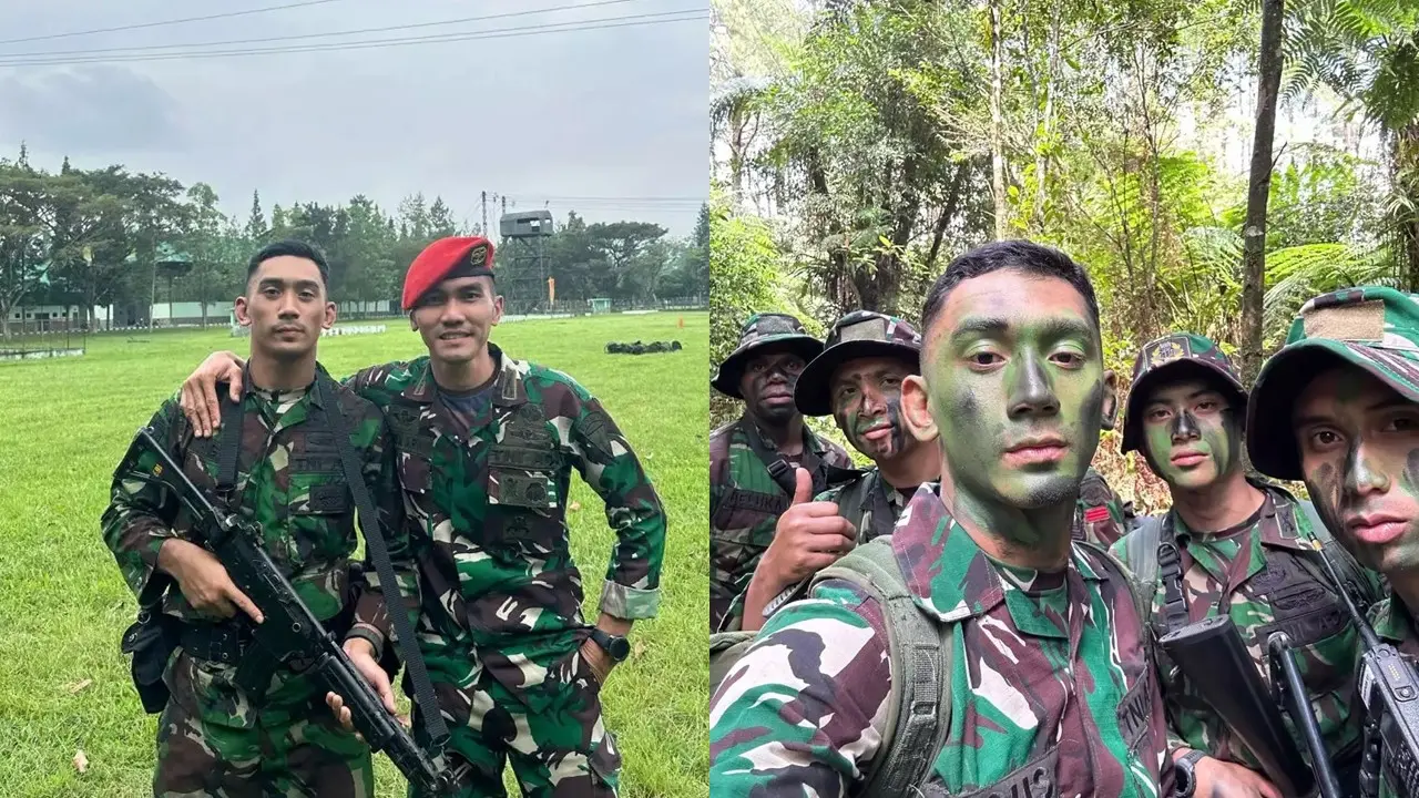 Daffa Wardhana Latihan Militer