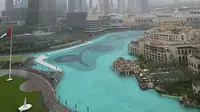 Atta Halilintar Terjebak Banjir di Dubai (Sumber: Instagram/attahalilintar)