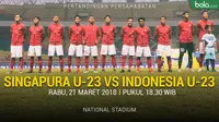 Singapura U-23 Vs Indonesia U-23 (Bola.com/Adreanus Titus)