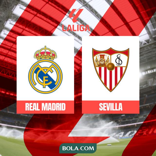 Liga Spanyol - Real Madrid Vs Sevilla