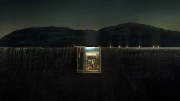 Amazing! Rumah Ini Tersembunyi di Dalam Sebuah Tebing