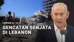 Serangan udara Israel menyebabkan kerusakan luas di Kota Nabatiyeh, Lebanon Selatan di tengah berlangsungnya gencatan senjata antara pihak Israel dan Hizbullah.
