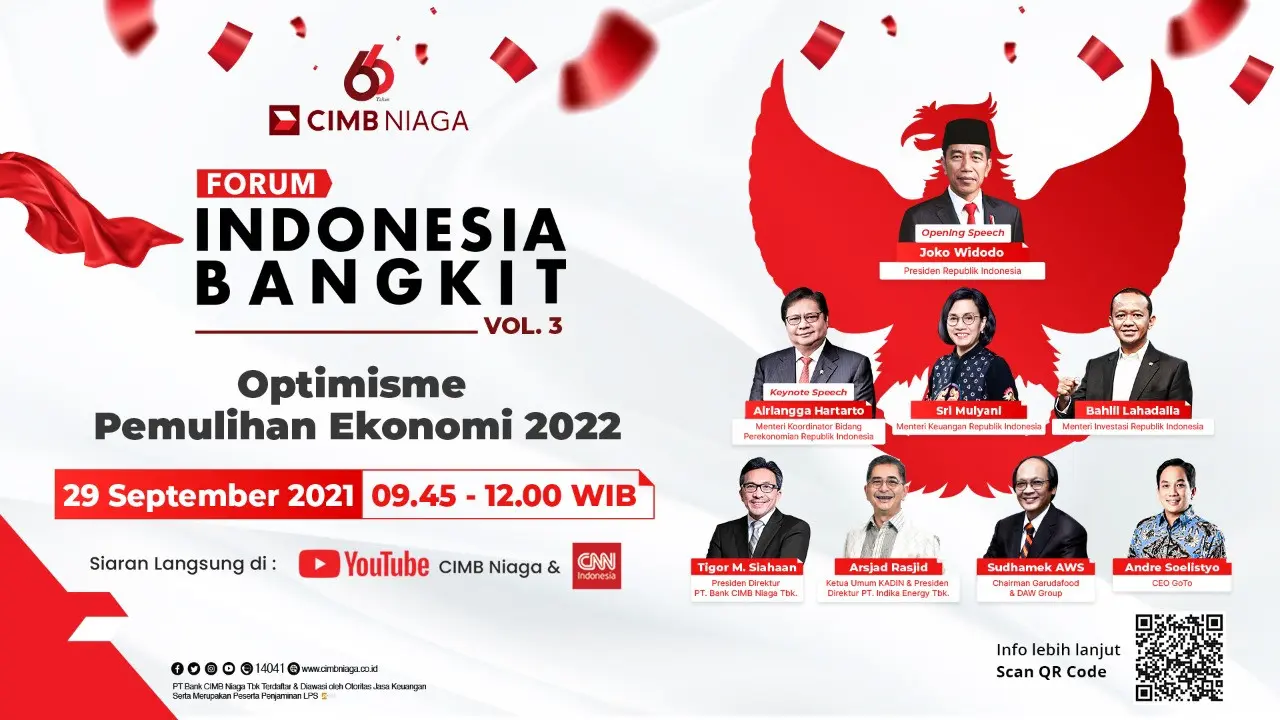 Dukung Gernas Bangga Buatan Indonesia, CIMB Niaga Hadirkan Forum Indonesia Bangkit Vol.3