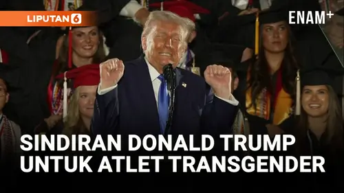 VIDEO: Donald Trump Sindir Atlet Transgender saat Pidato di Alabama