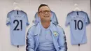 Legenda Manchester City, Paul Paul Dickov, memberi keterangan kepada awak media di Mall Summarecon Serpong, Sabtu (29/09/2019). (Bola.com/M Iqbal Ichsan)