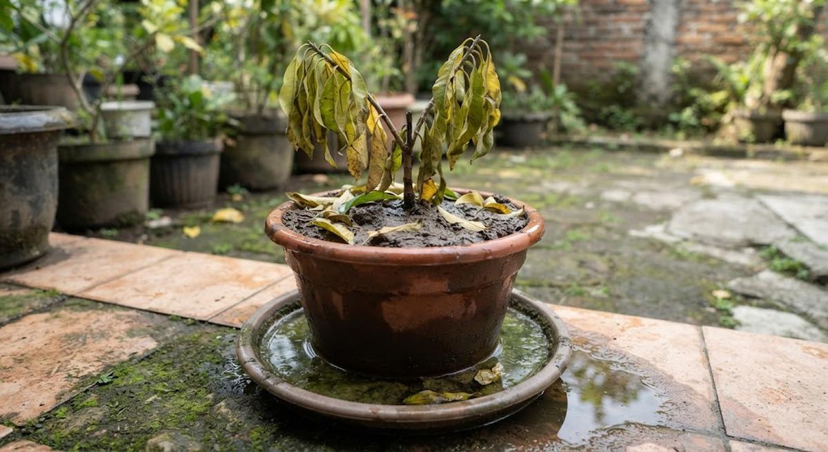 Penyebab Tanaman Buah dalam Pot Tiba-Tiba Layu
