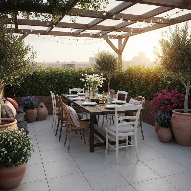 12 Desain Teras Rooftop Kecil Sebagai Spot Nongkrong Bareng Teman dan ...