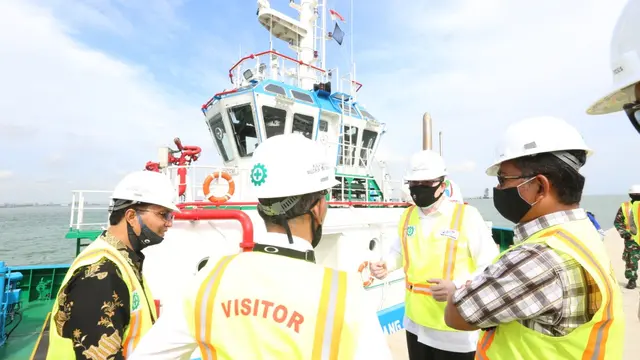 Kunjungan Direksi dan Komisaris Pelindo I ke Kuala Tanjung Multipurpose Terminal pada Jumat, 10 Juli 2020