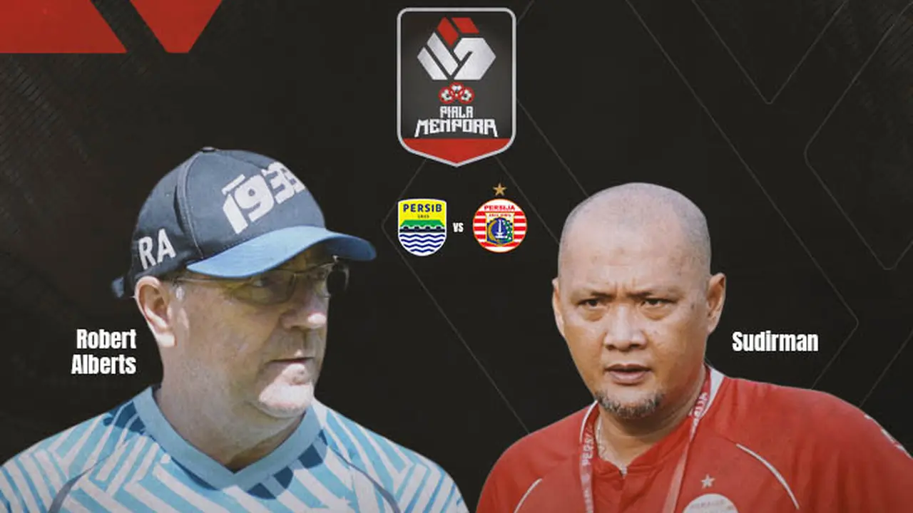 Piala Menpora - Persib Bandung Vs Persija Jakarta - Head to Head Pelatih