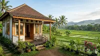 9 Inspirasi Rumah Desa Ukuran 6x9 dengan Teras Menghadap Sawah, Asri dan Estetik