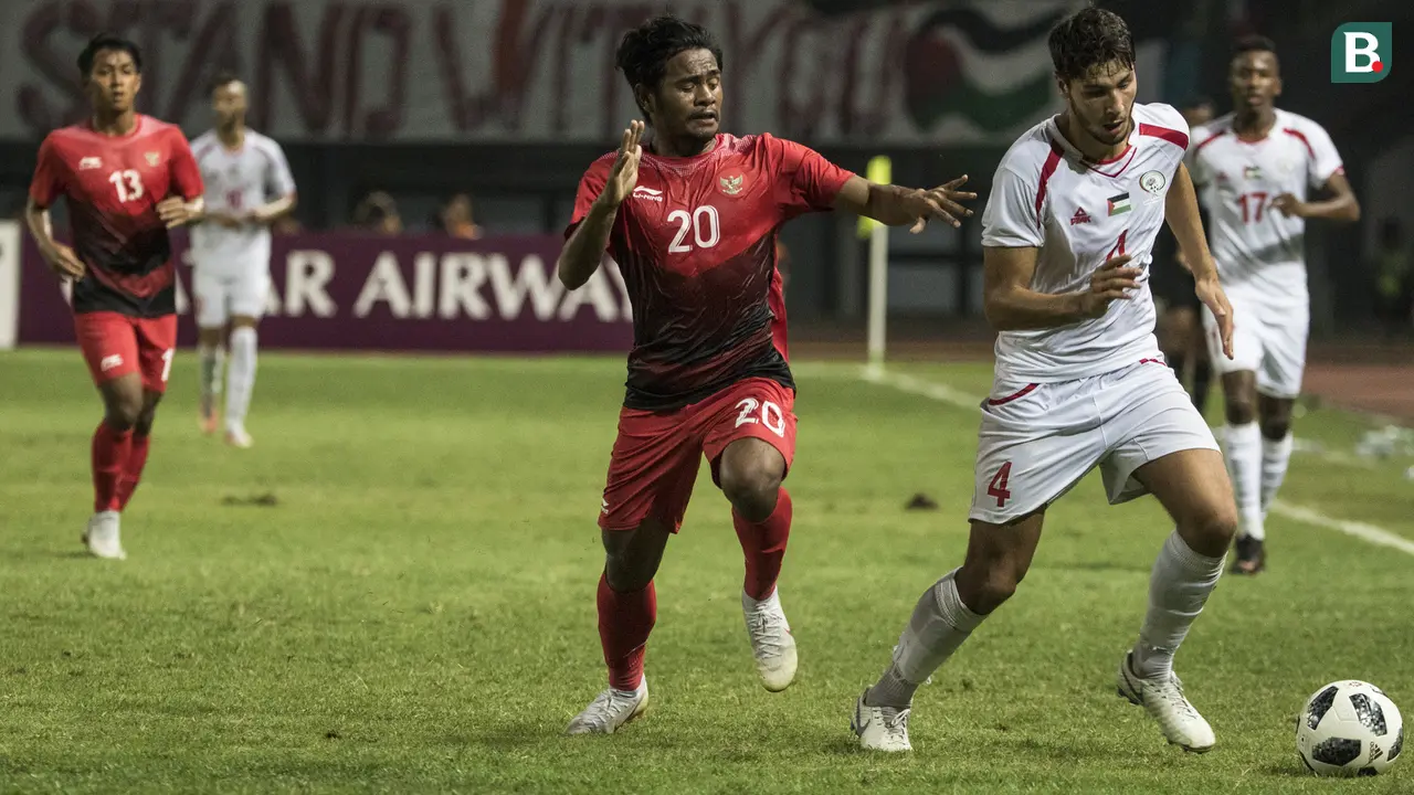 Sepak Bola : Indonesia Vs Palestina