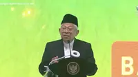 Wapres Ma'ruf Amin menghadiri acara penutupan Muktamar PKB di Bali, Minggu (25/8/2024). Lewat Muktamar, Ma'ruf Amin diberi mandat menjadi Ketua Dewan Syuro PKB. (Foto: Youtube PKB)