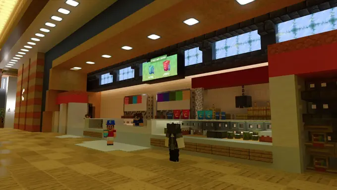 Petualangan Nonton Film Baru di Dalam Bioskop Virtual ala Minecraft Movie