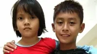 Hanhan, atlet Taekwondo cilik yang menggalang donasi untuk anak yang terlahir tanpa kulit perut. (dok. Instagram @hanhan_taekwondokids/https://www.instagram.com/p/B1LJVHZnrb-/Putu Elmira)