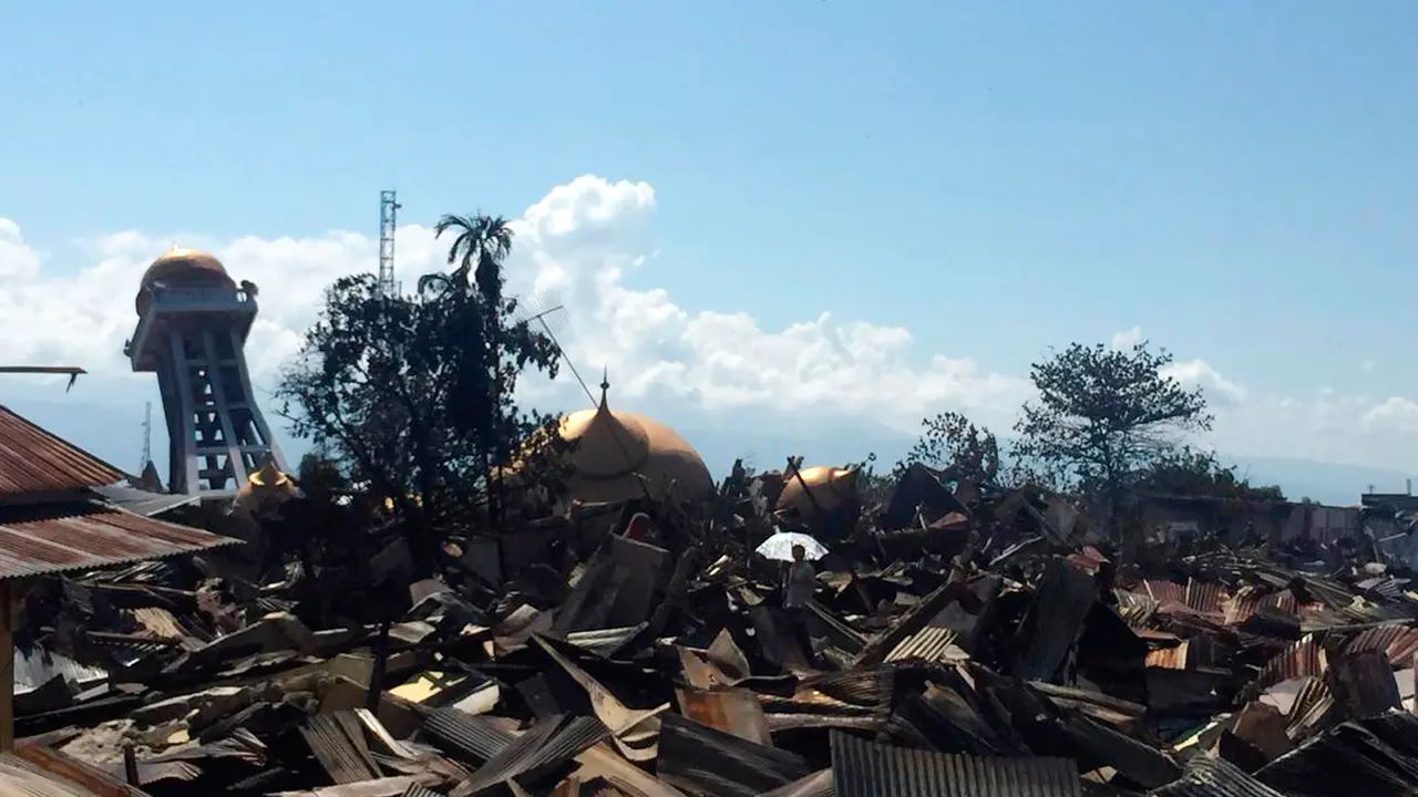 Tsunami di Kota Palu